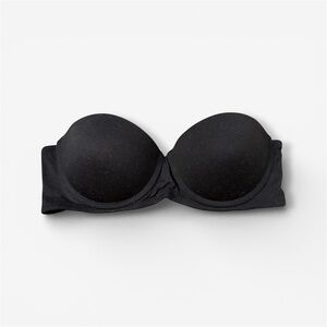 Tranquil & True Women's Black Strapless Push Up Bra Size 34C